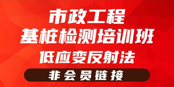 2025年市政工程基桩检测培训班-低应变反射法（非会员链接）