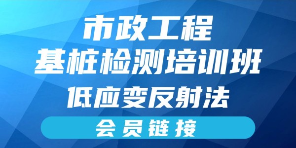 2025年市政工程基桩检测培训班-低应变反射法（会员链接）