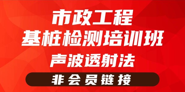 2025年市政工程基桩检测培训班-基桩声波透射法（非会员链接）